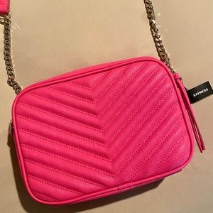 Express Chain Quilted Camera Bag “new with tag”